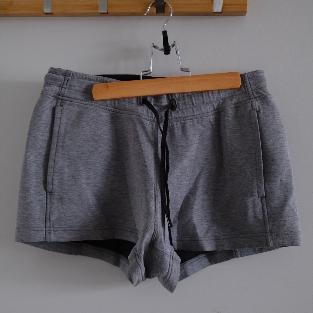 Lululemon Grey Shorts with Black Detail